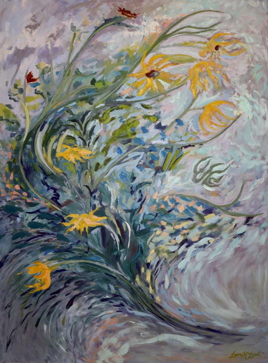 Sunflowers in Passing